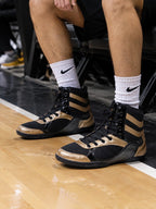High-Top Combat Training Shoes for Boxing & Wrestling