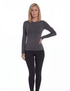 Fleece-Lined Leggings with High-Rise Waistband