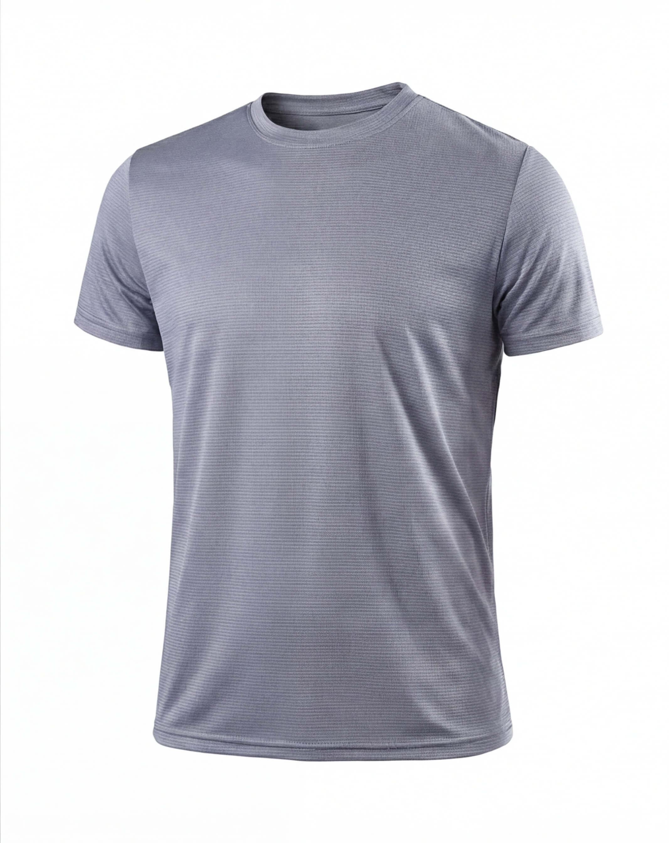 Men's Quick-Dry Gym T-Shirt with Crew Neck