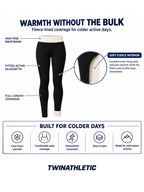 Women's Fleece-Lined Cold-Weather Leggings