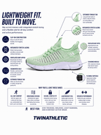 Slip-On Knit Trainers with Integrated Stretch Lacing