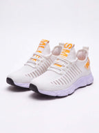 Slip-On Knit Trainers with Integrated Stretch Lacing