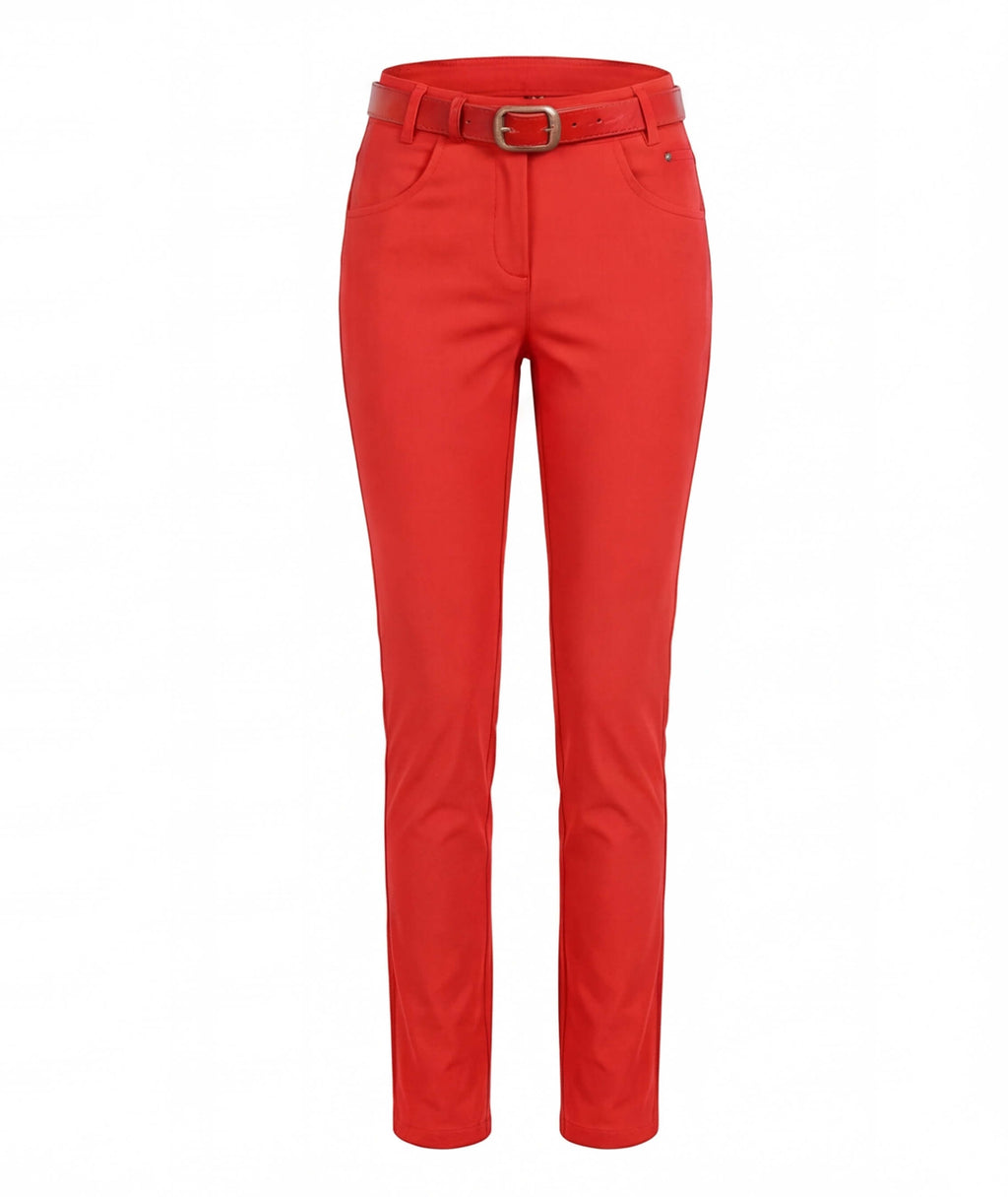 Women’s Golf Pants with Belt Loops and Pockets