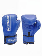 Boxing Training Gloves with Wraparound Wrist Closure