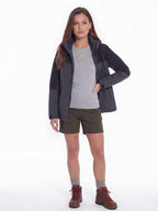 Insulated Hooded Winter Hiking Jacket