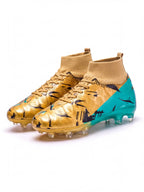 Soccer Cleats for Training with High-Knit Collar