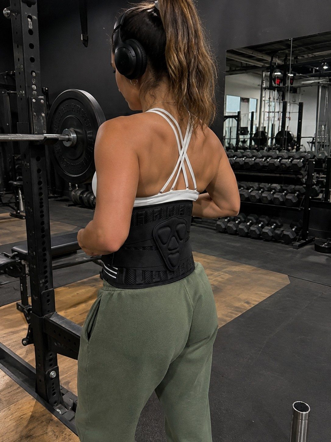 Adjustable 6-Stay Lumbar Support Belt