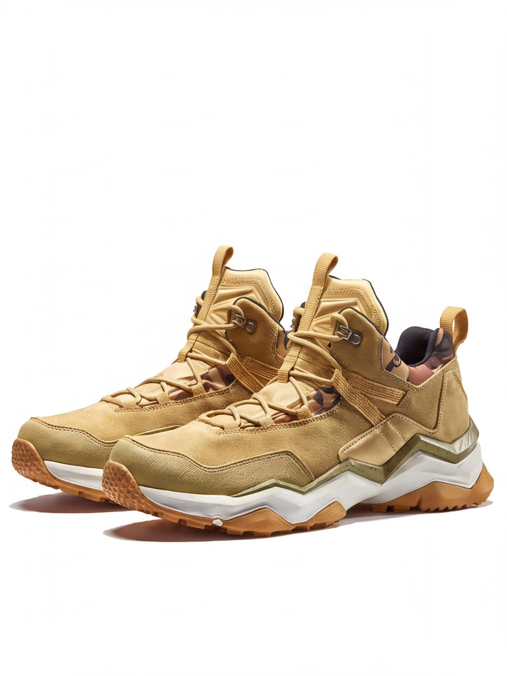 Trail Hiking Boots with Padded Tongue and Layered Support