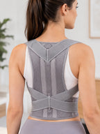 Adjustable Upper-Back Posture Support with Ventilated Mesh