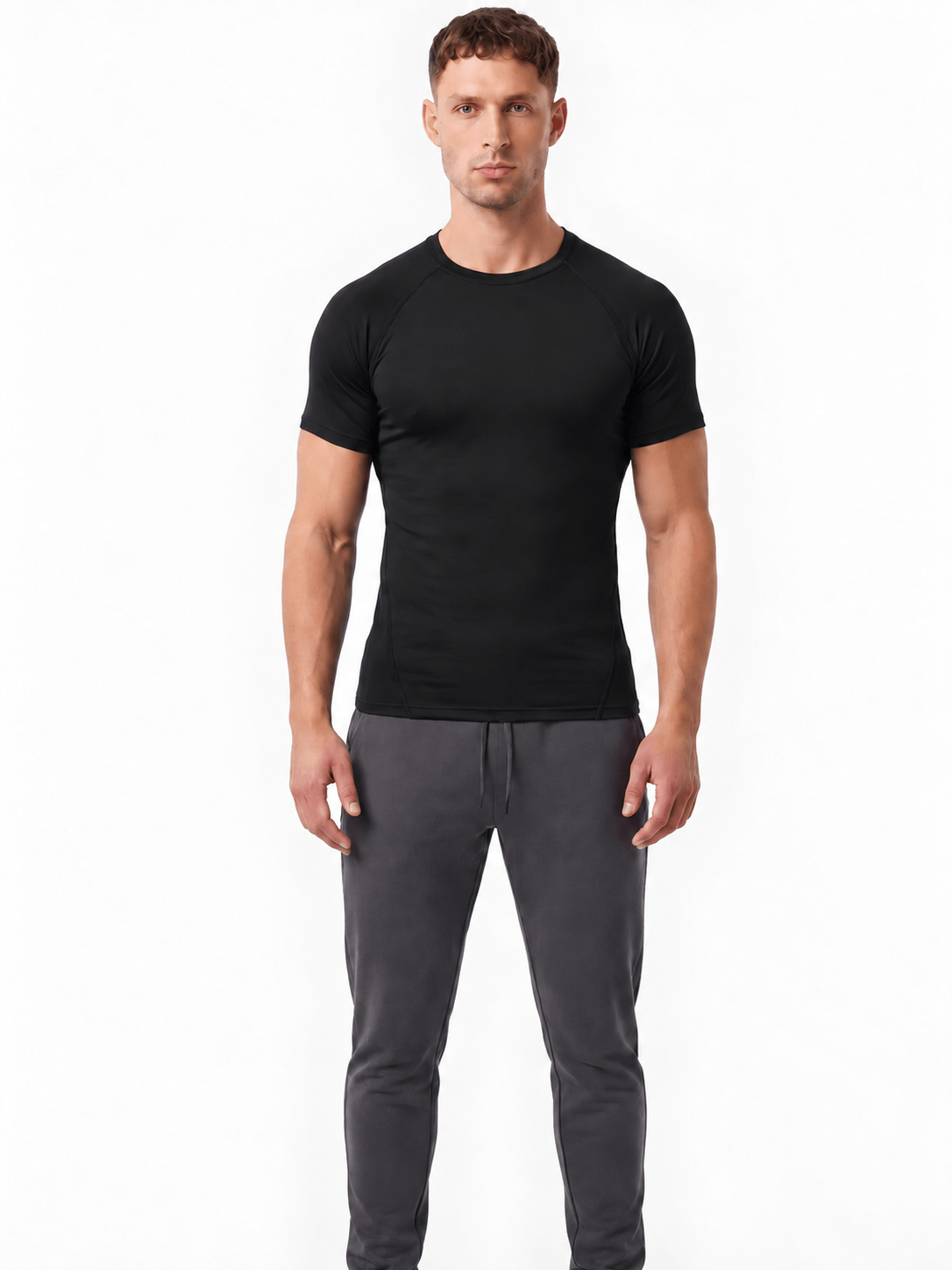 Men's Short Sleeve Compression Shirts 3-Pack