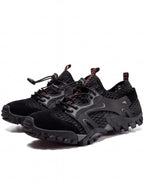 Open-Mesh Trail Shoes with Toggle Lacing and Rugged Tread