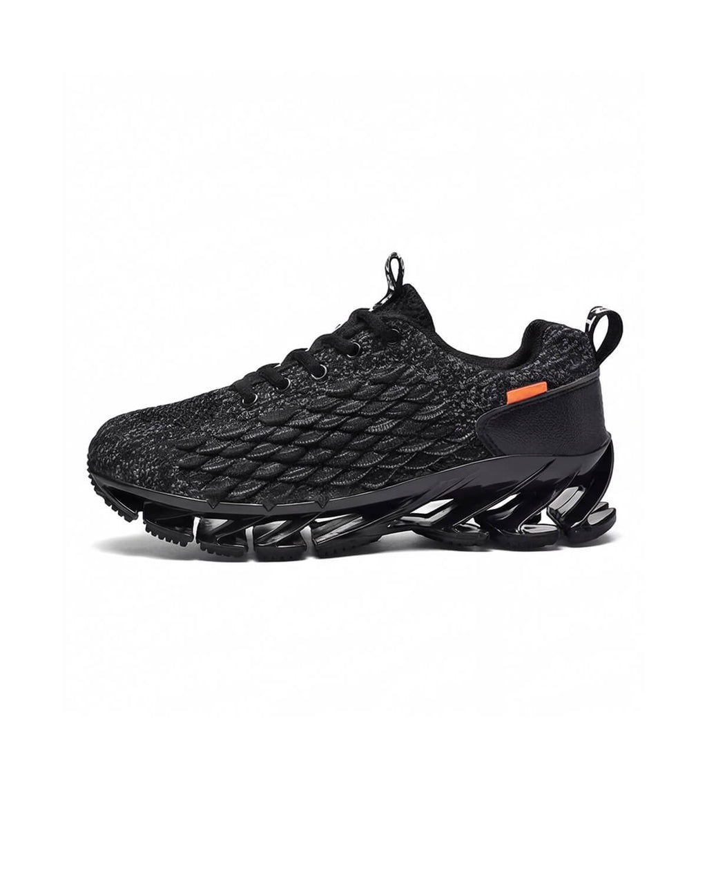 Knit Running Sneakers with Chunky Grippy Outsole