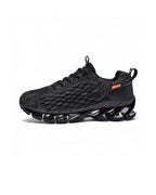 Knit Running Sneakers with Chunky Grippy Outsole