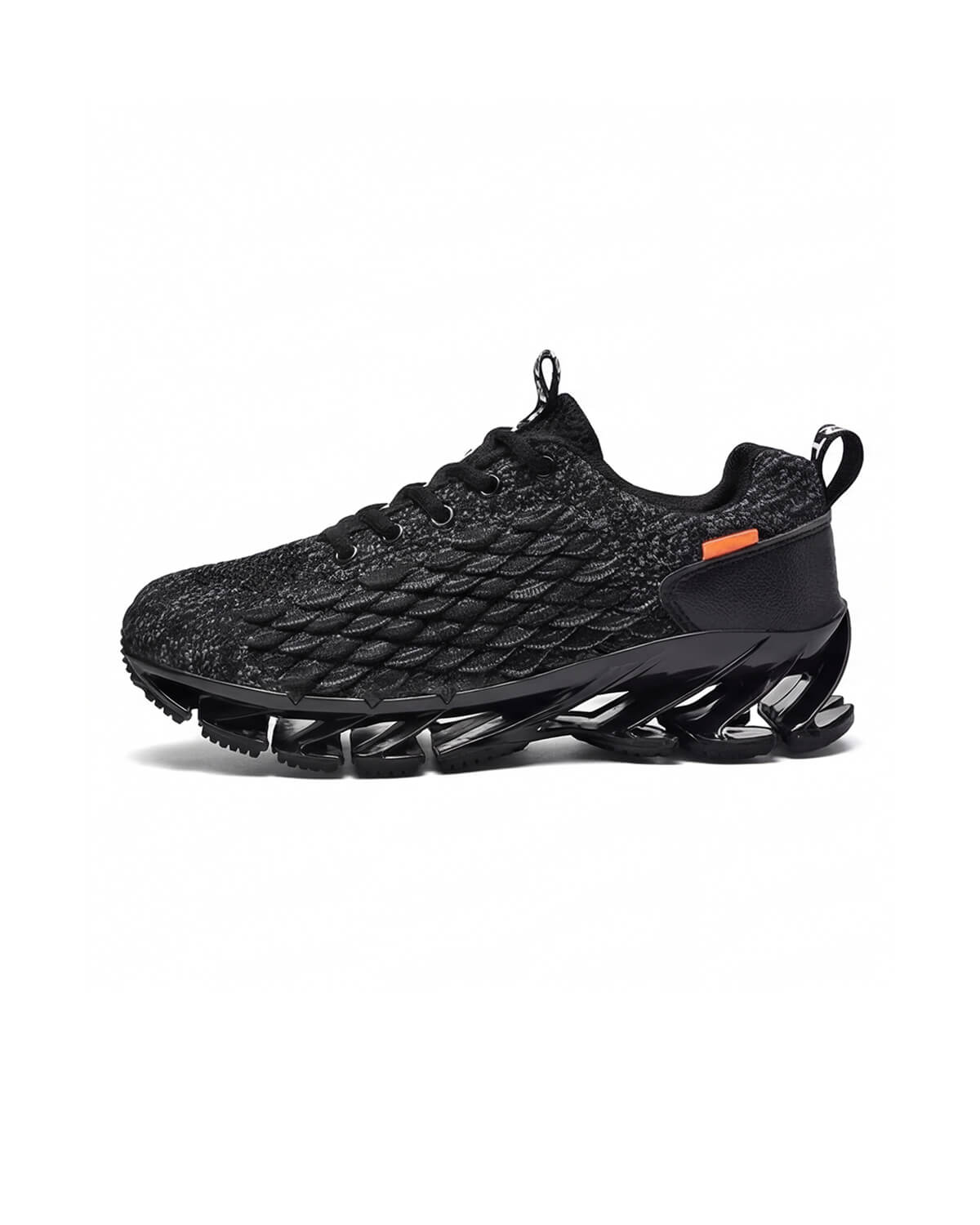 Knit Running Sneakers with Chunky Grippy Outsole