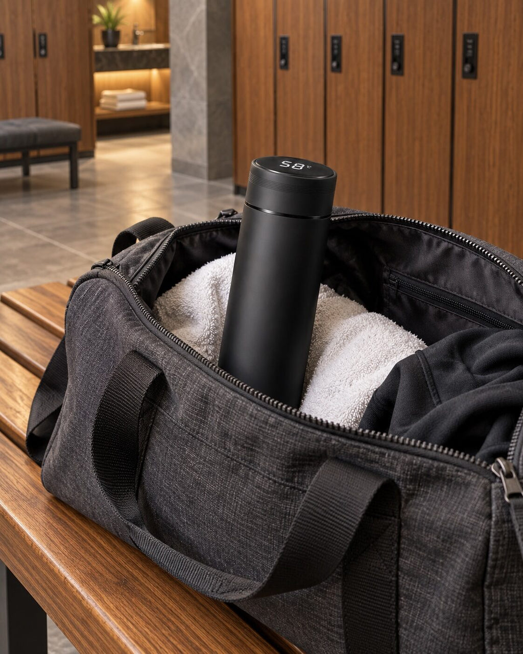 500ml Insulated Bottle with Digital Temperature Display