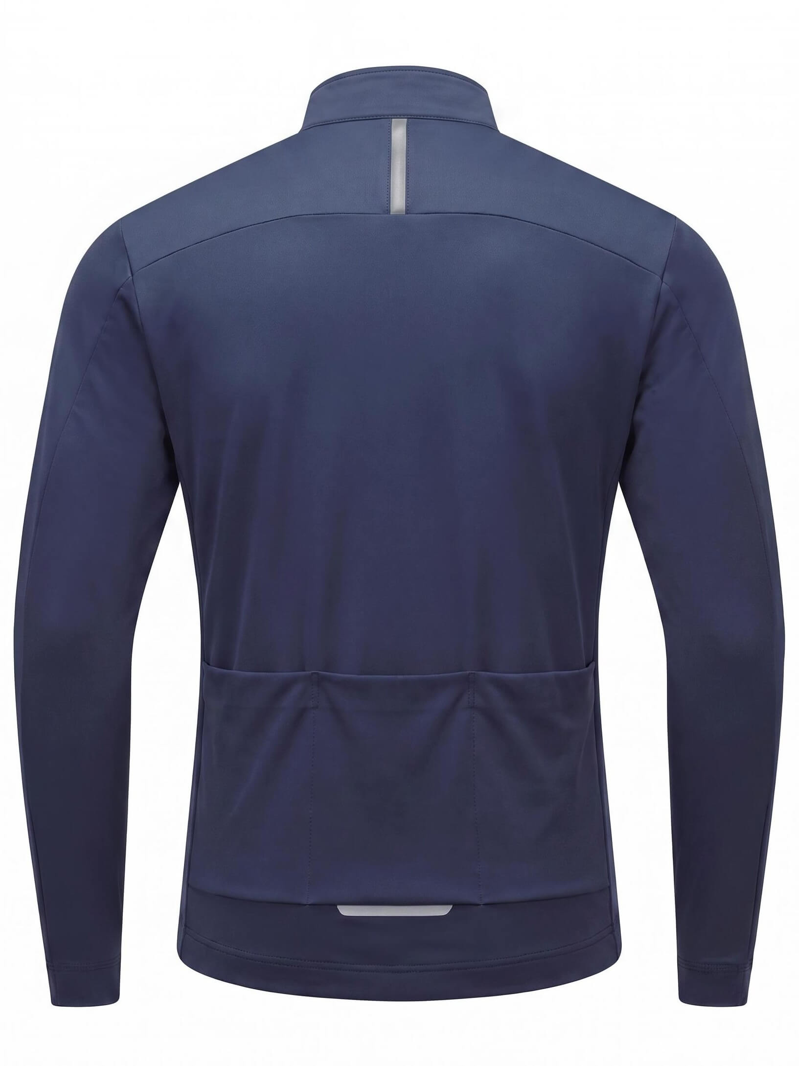 Insulated Cycling Jacket with Dual Chest Zipper Pockets