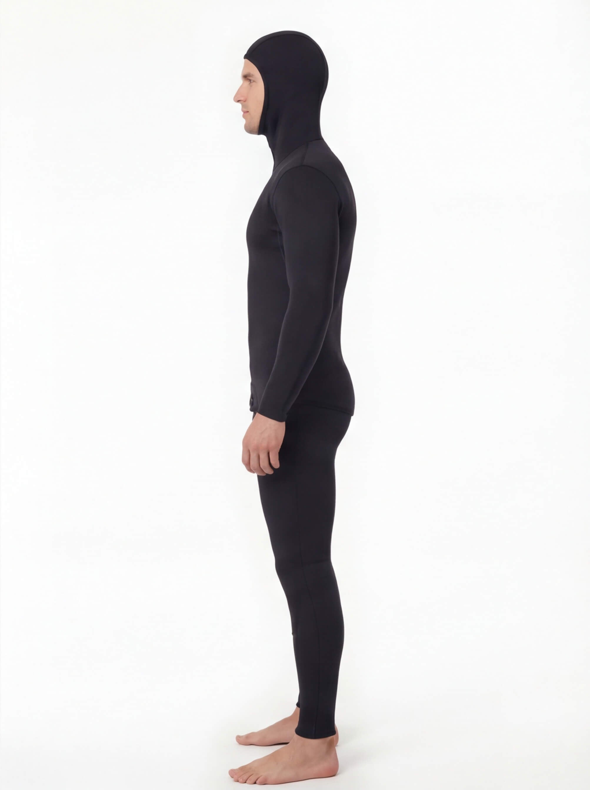 Men’s 3mm Hooded Split Wetsuit Top and Pants