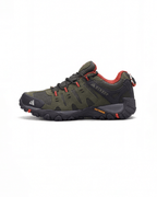 Rugged Lace-Up Outdoor Hiking Shoes with Grip Sole