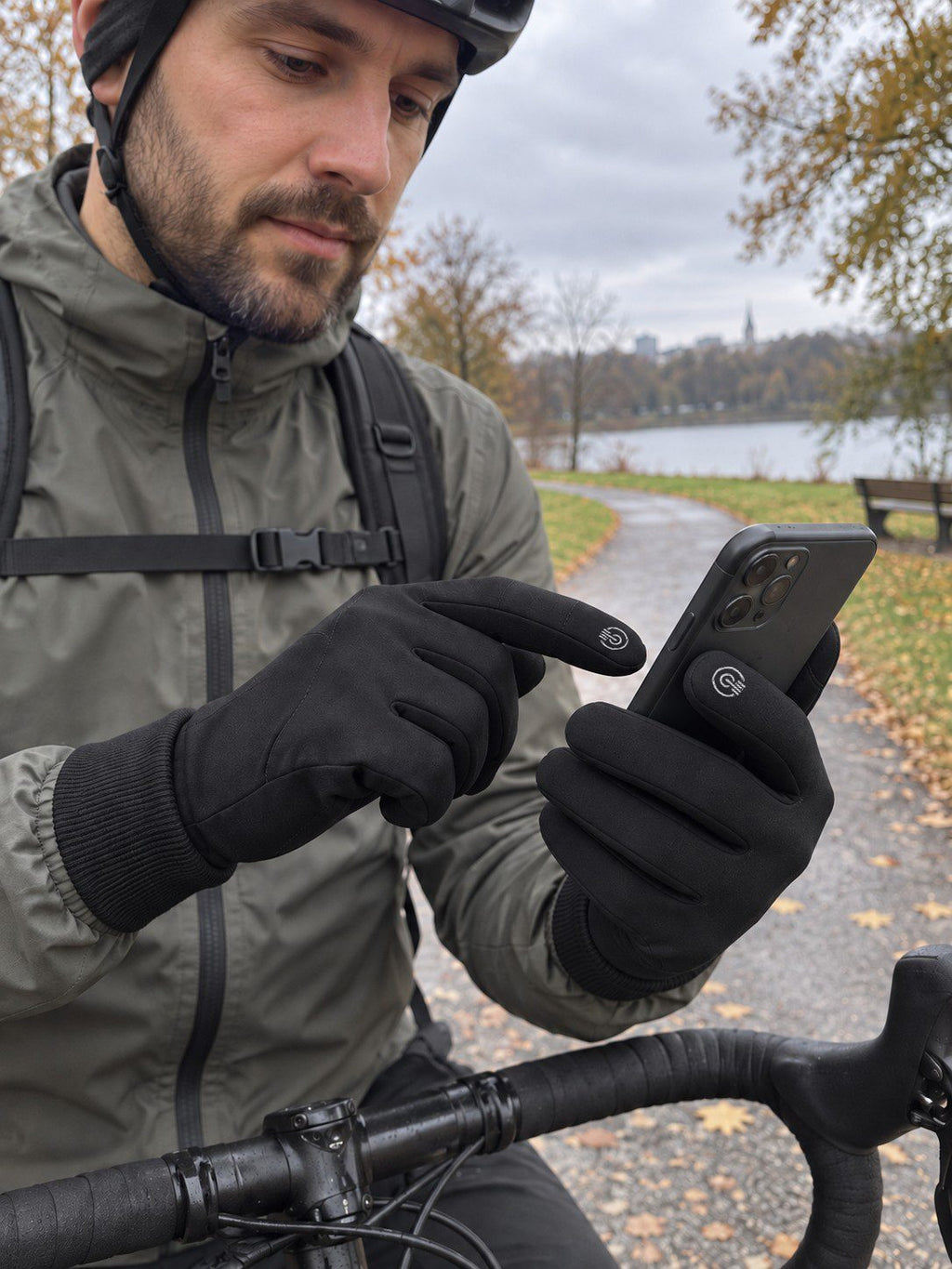 Full-Finger Touchscreen Gloves with Grip