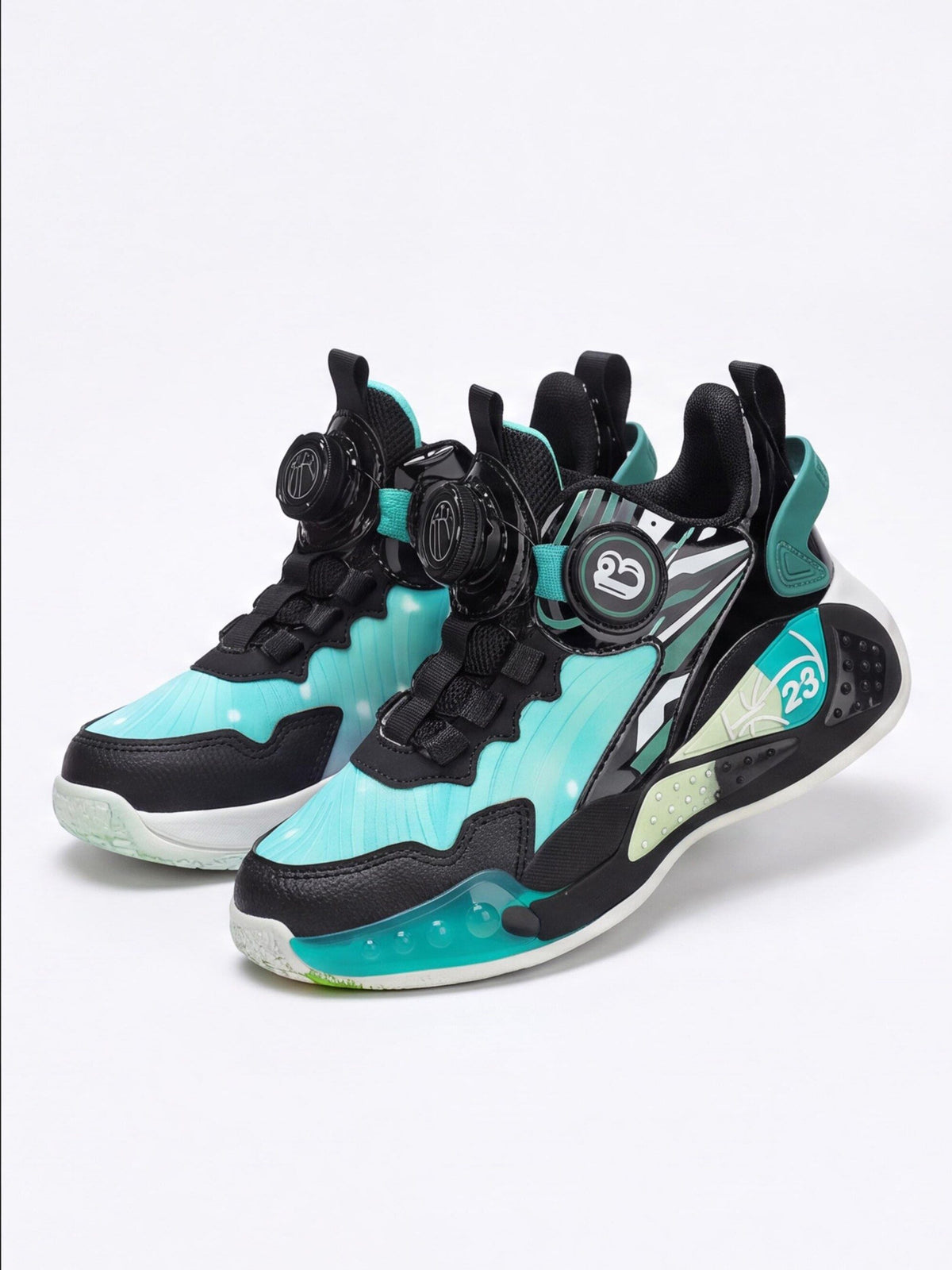 Kids' Dial-Closure Basketball Court Shoes
