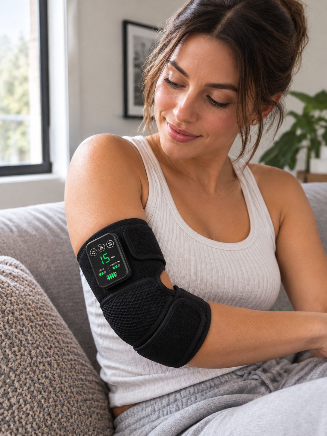 Rechargeable Heat & Vibration Joint Massager