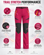 Women's 4-Way Stretch Quick-Dry Hiking Pants