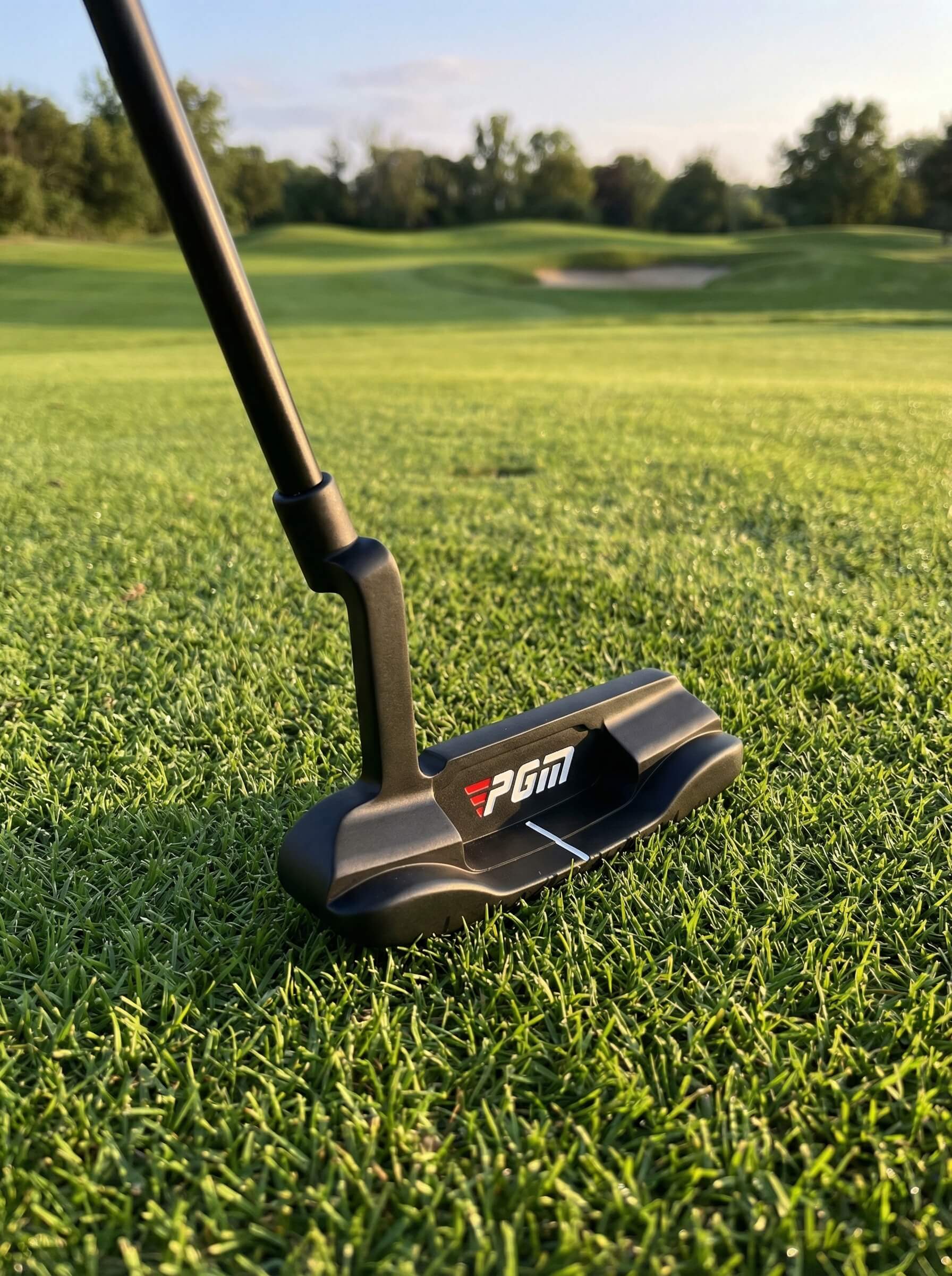 Men’s Golf Putter with Alignment Lines and Mallet Head