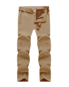 Hooded Hiking Jacket and Pants with Multiple Zipper Pockets
