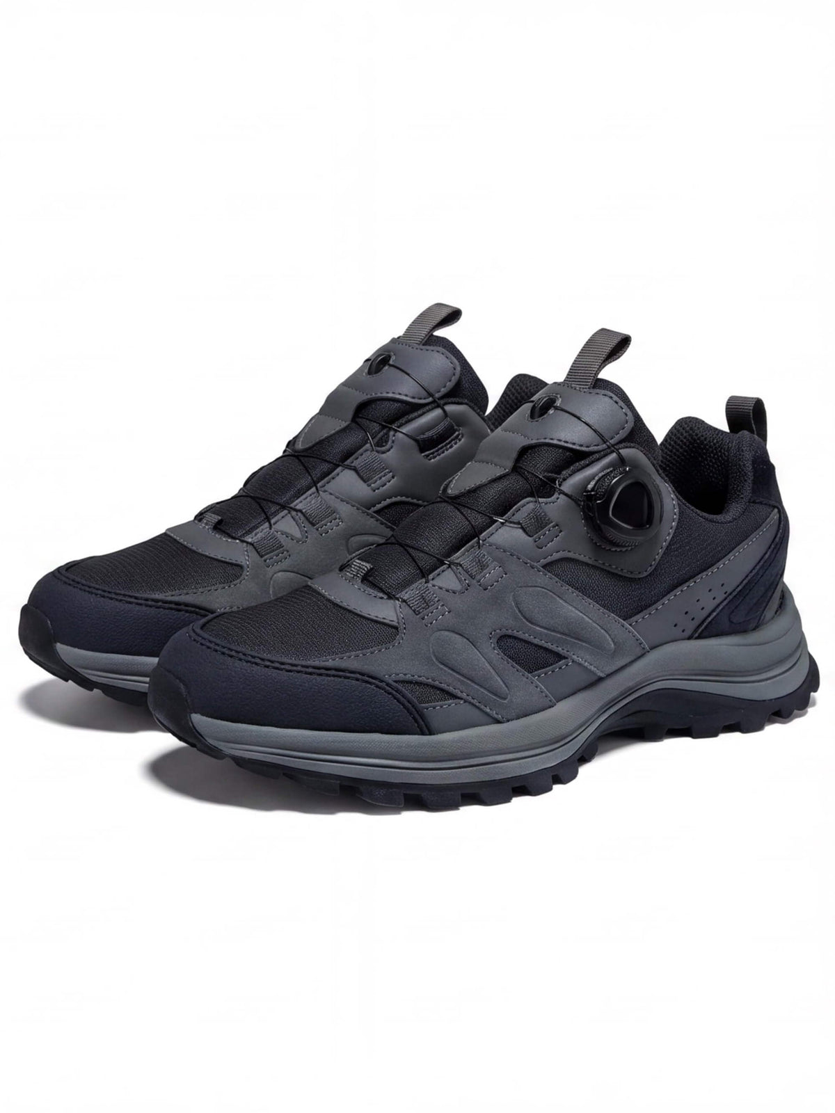Dial-Closure Trail Shoes with Layered Support and Lugged Grip