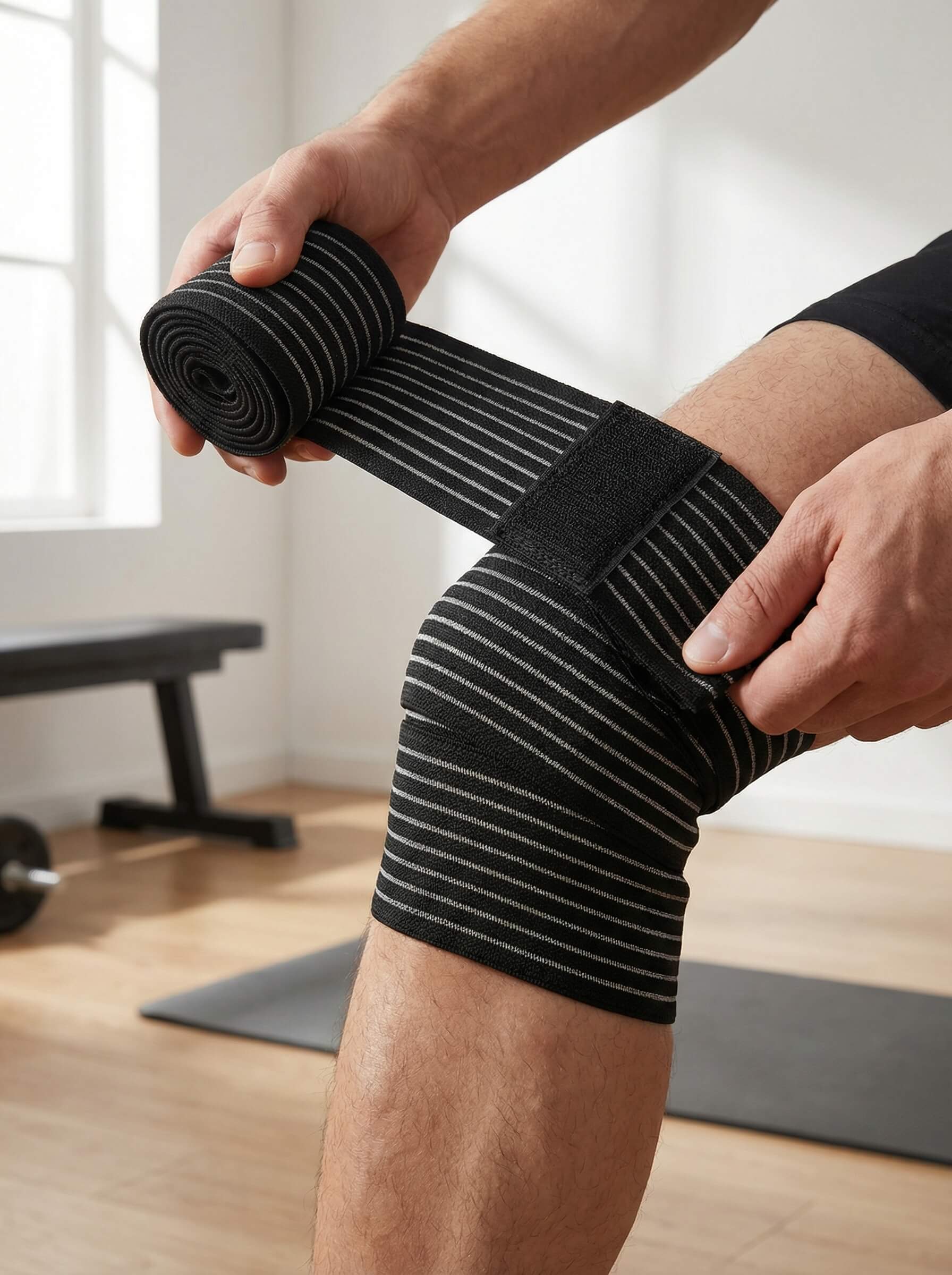 Elastic Compression Wrap Bandage 40–200cm for Joints