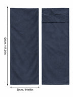 Microfiber Workout Towel with Zipper Pocket