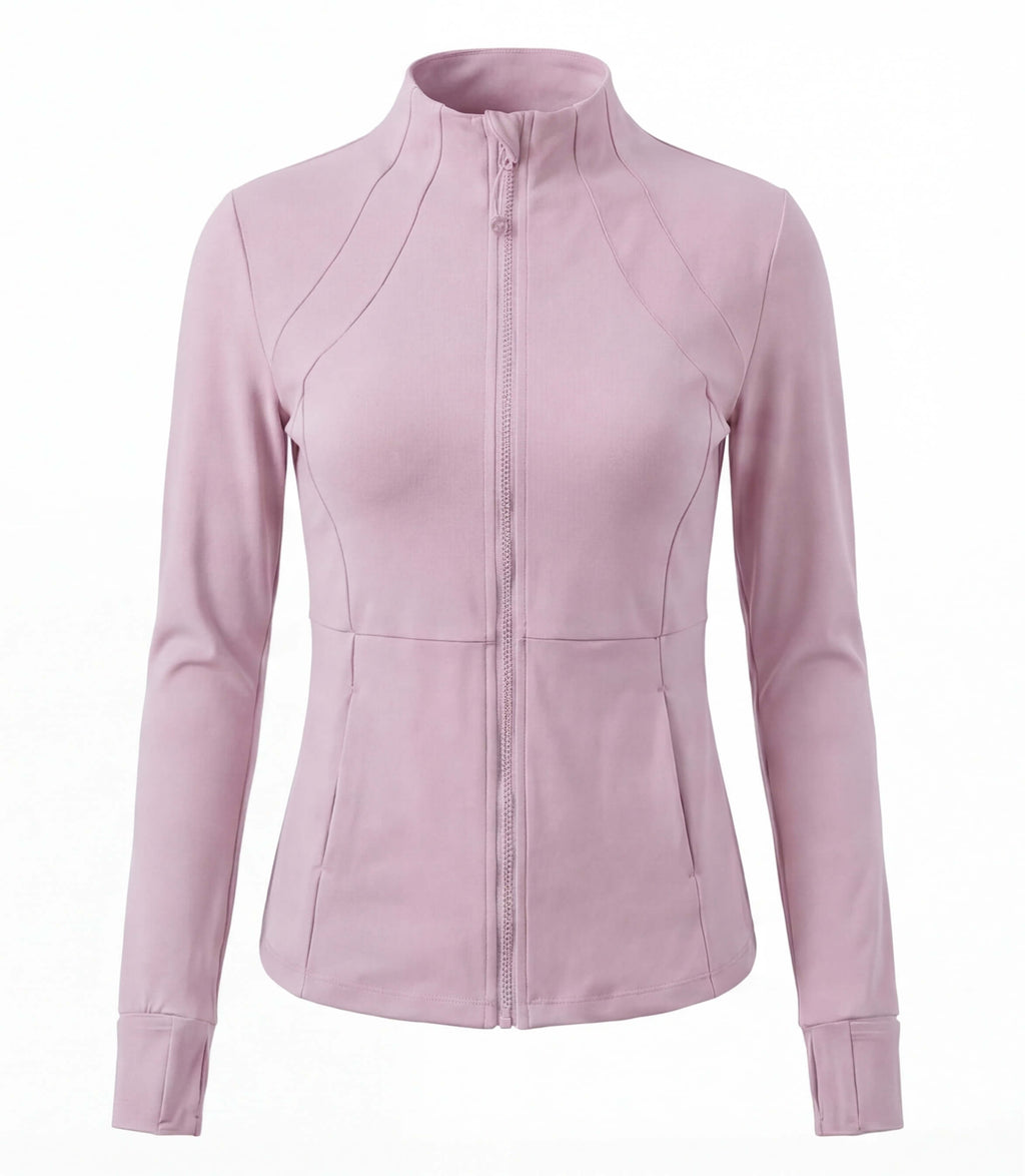 Women’s Full-Zip Training Jacket with Stand Collar