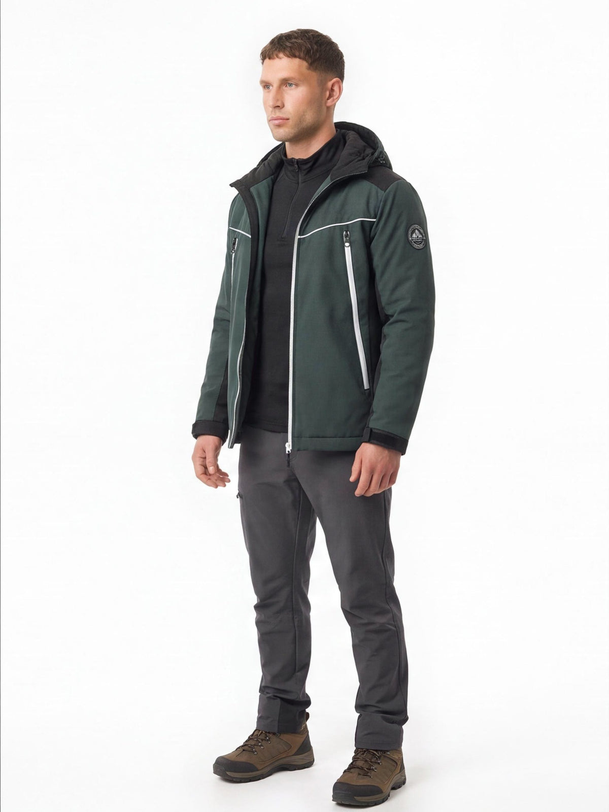 Insulated Hooded Winter Jacket