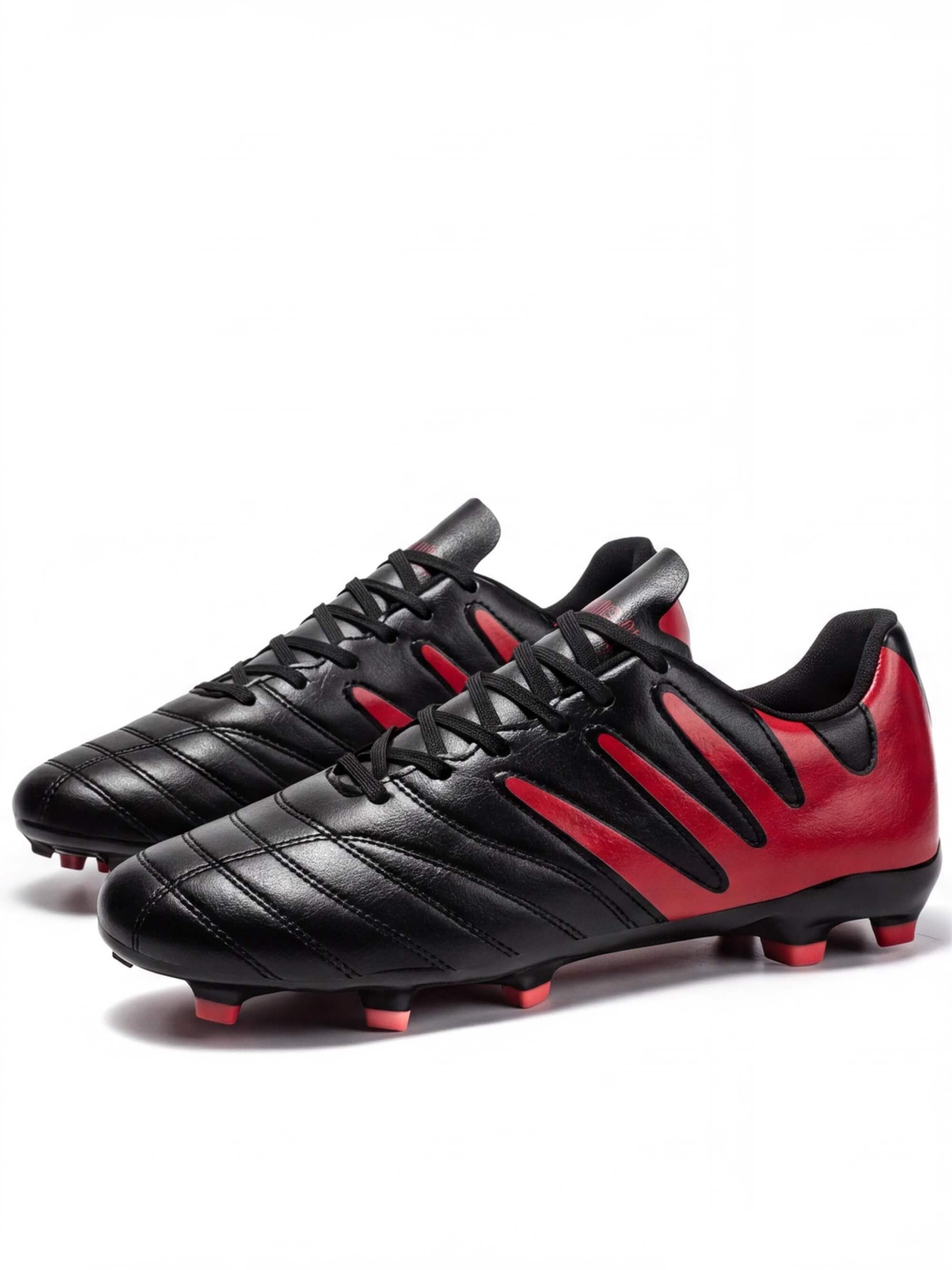 Soccer Cleats with Textured Upper and Molded Studs