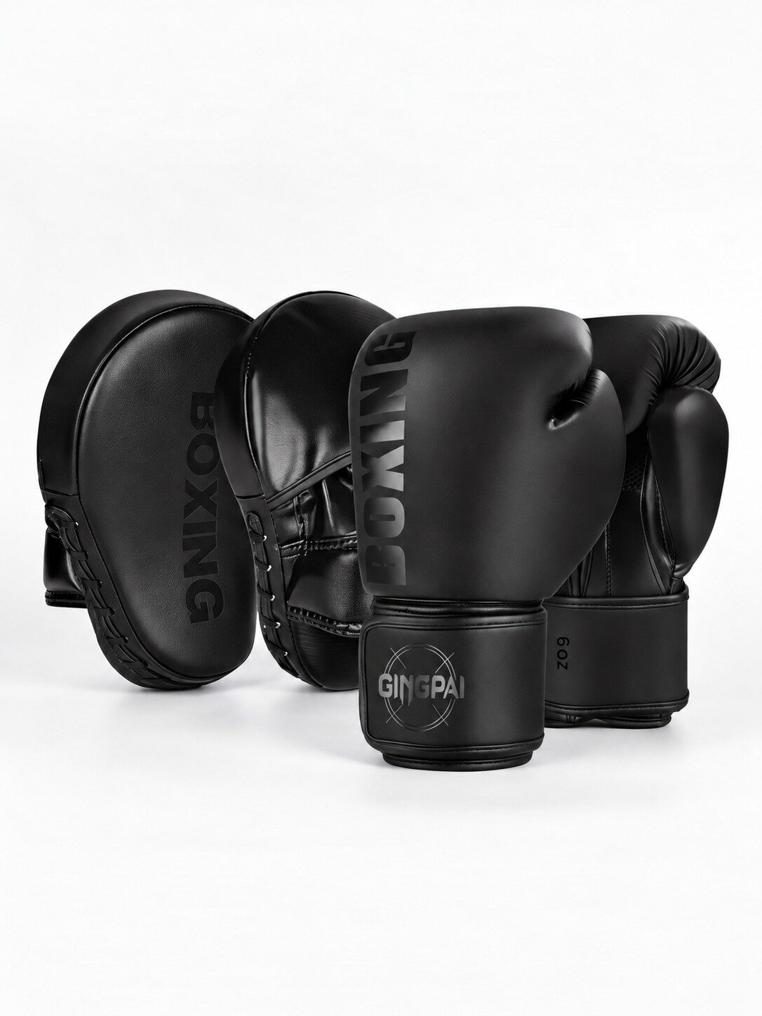 Boxing Gloves & Focus Mitt Training Set