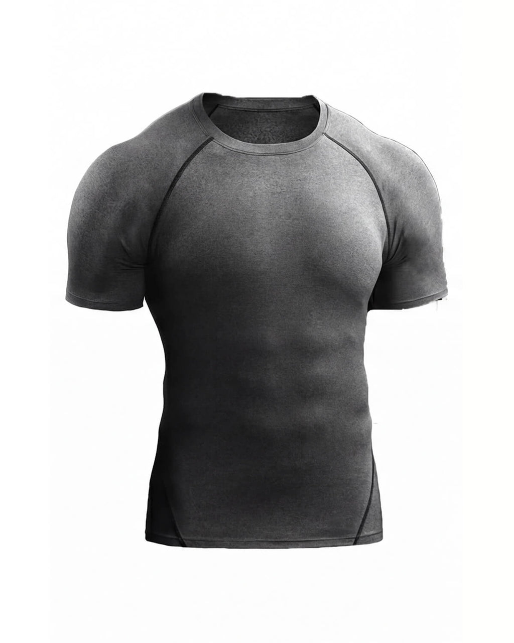Men's Compression Training Shirt with Raglan Sleeves