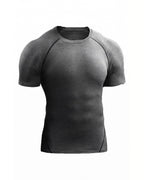 Men's Compression Training Shirt with Raglan Sleeves