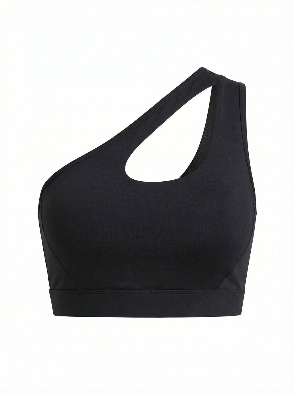 One-Shoulder Cutout Sports Bra for Training
