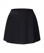Women's Pleated Tennis Skirt with Built-In Shorts Pocket