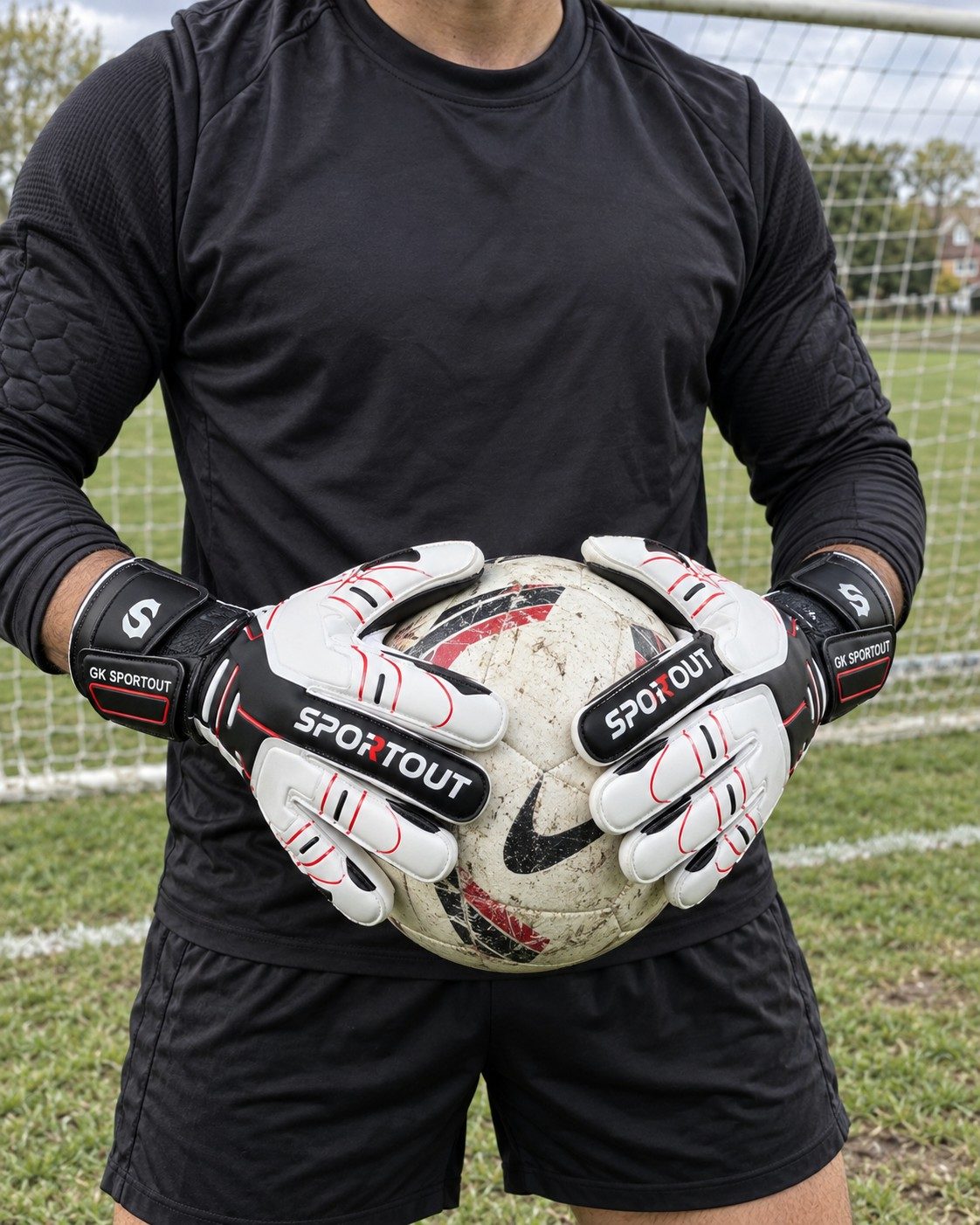 Finger-Save Soccer Goalkeeper Gloves
