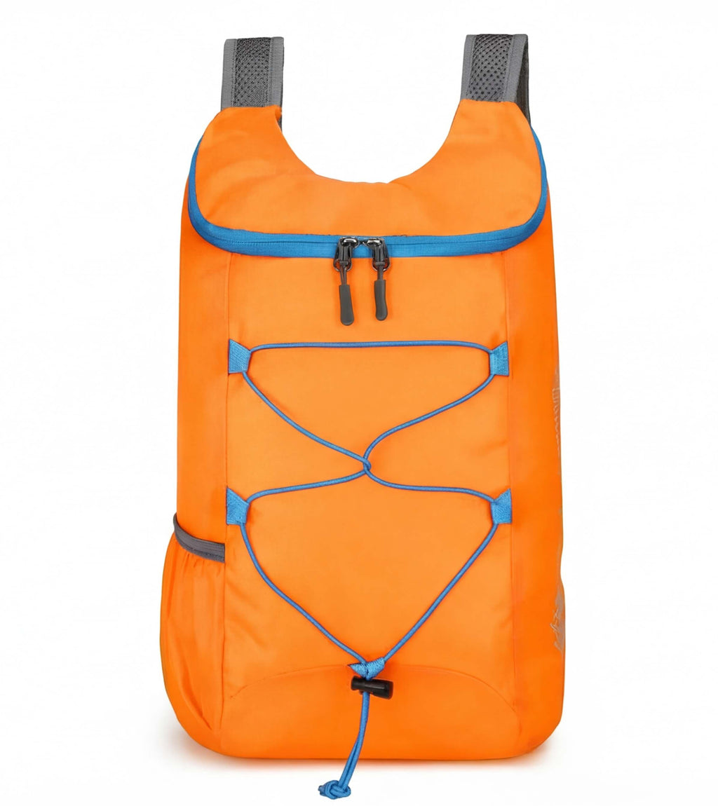 Folding Waterproof Daypack Backpack with Front Bungee Cord