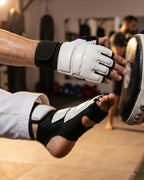 Open-Finger Combat Training Gloves with Wrist Strap