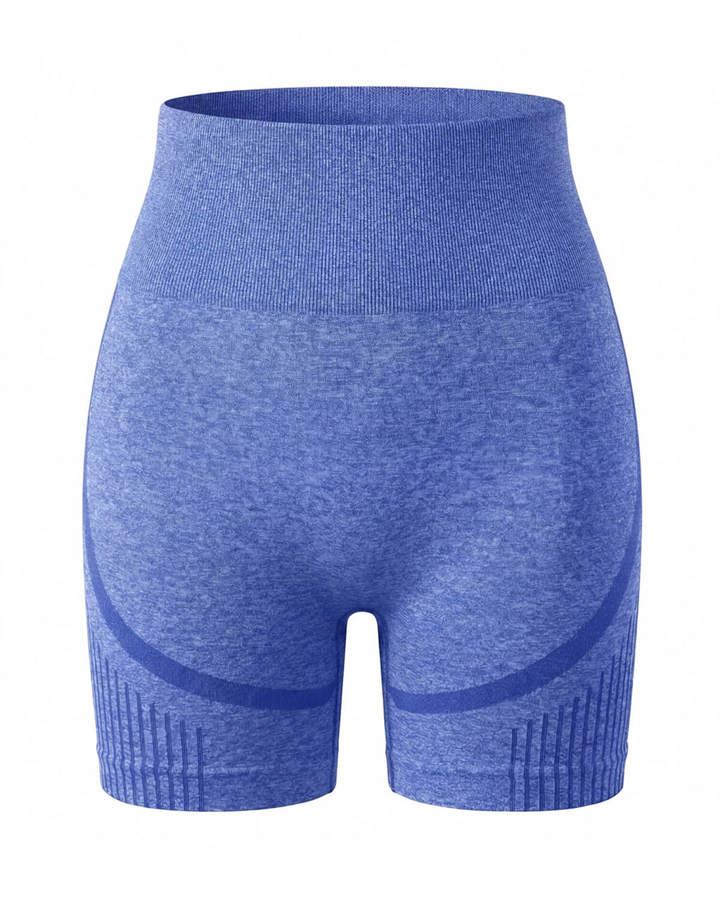 High-Waisted Seamless Training Shorts with Contour Panels