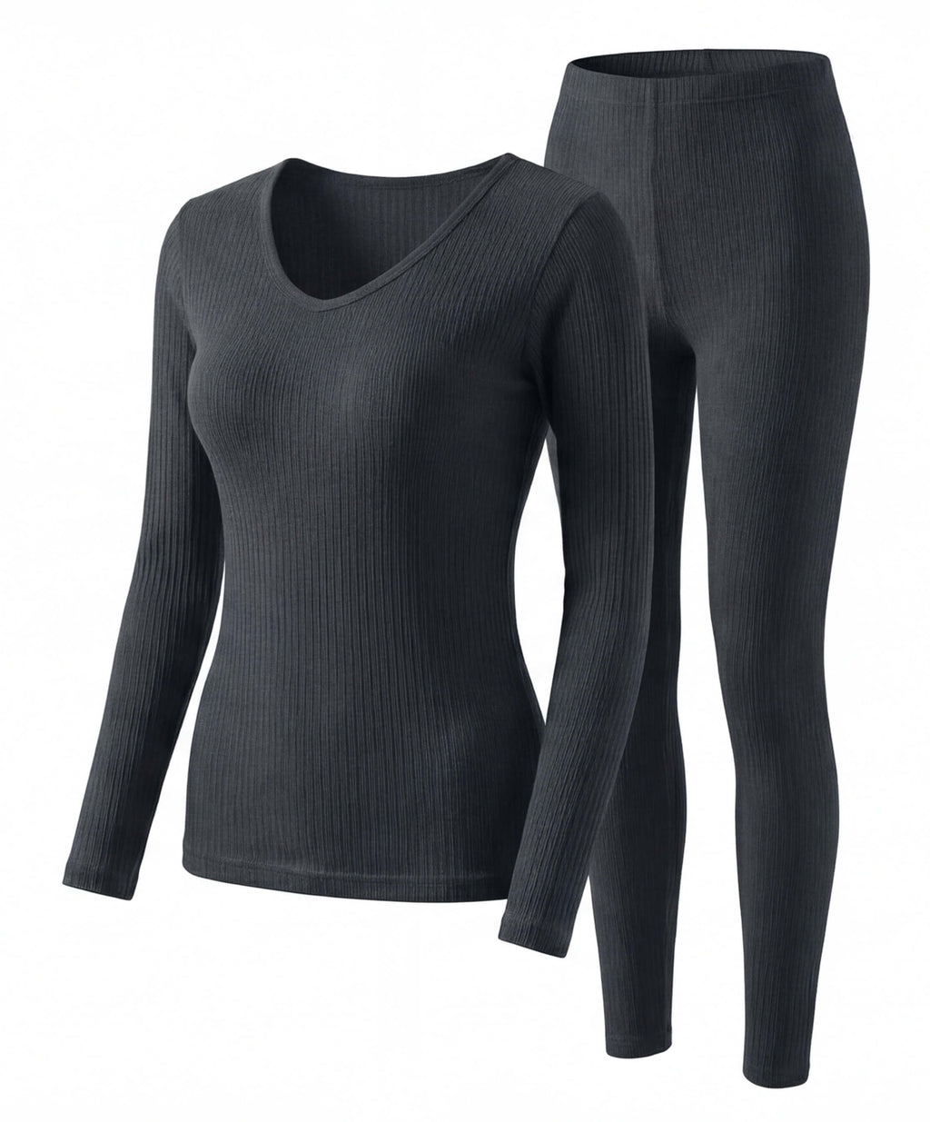 Women’s Thermal Base Layer Set with Ribbed Fit