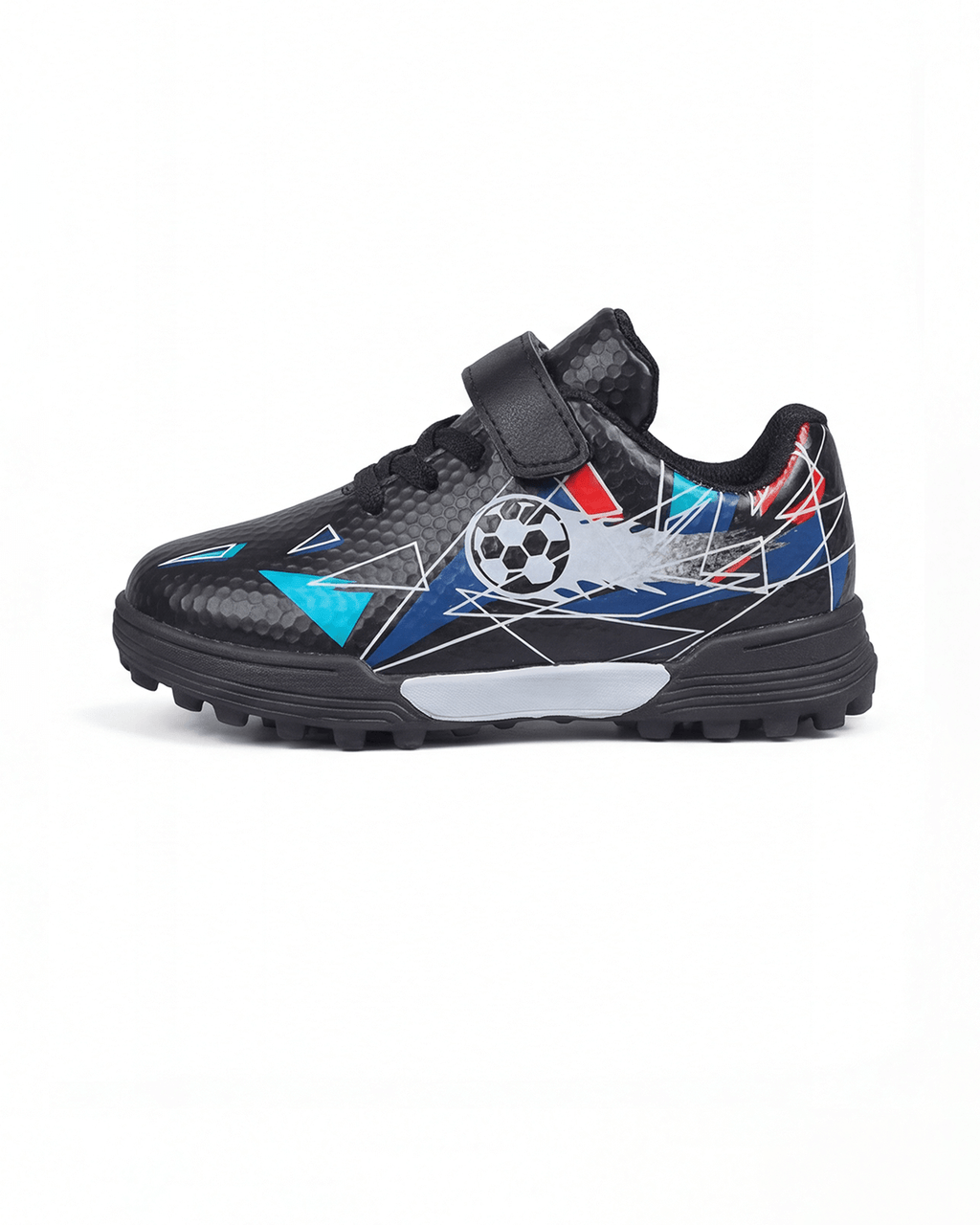 Kids Turf Soccer Shoes with Strap and Laces