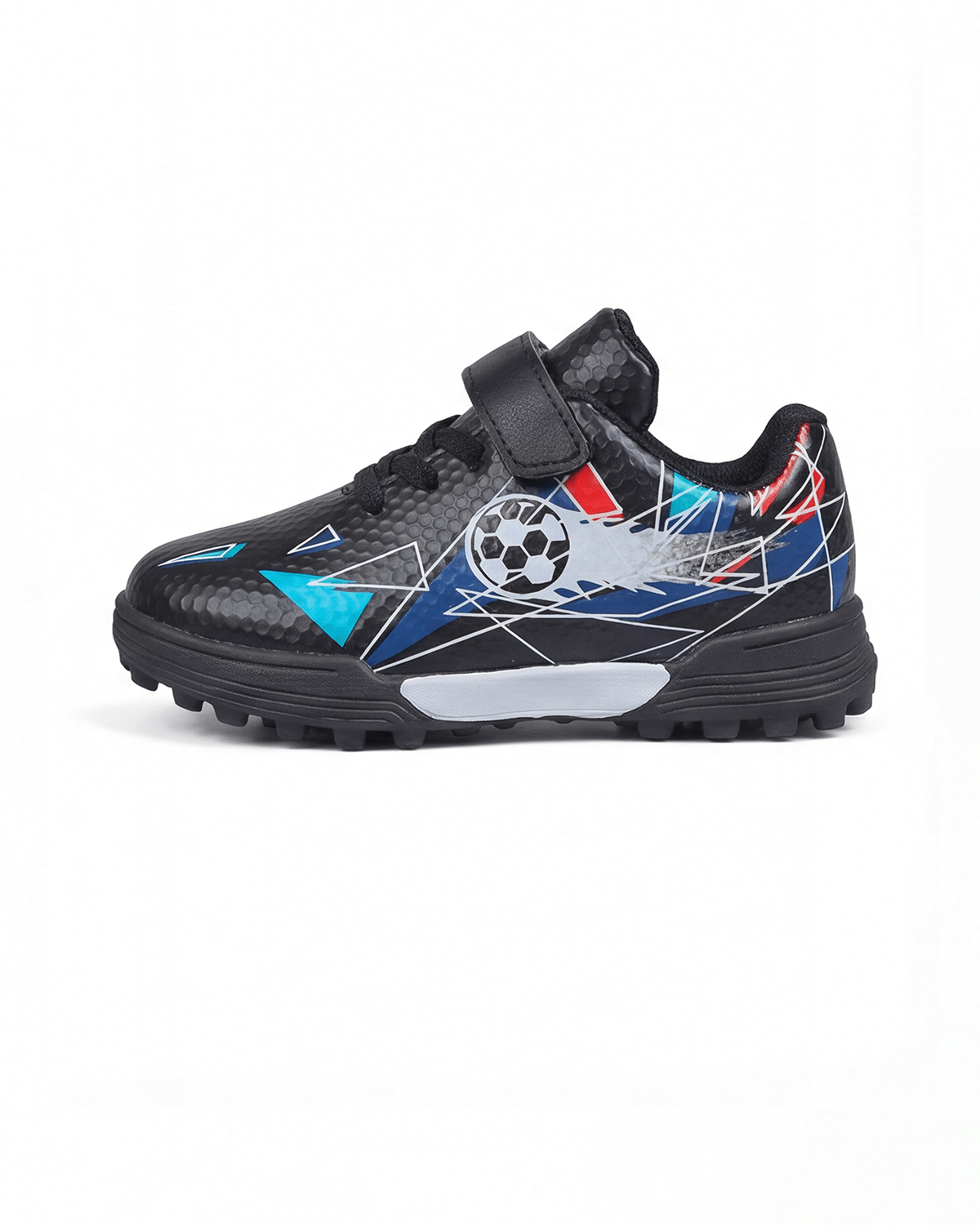 Kids Turf Soccer Shoes with Strap and Laces