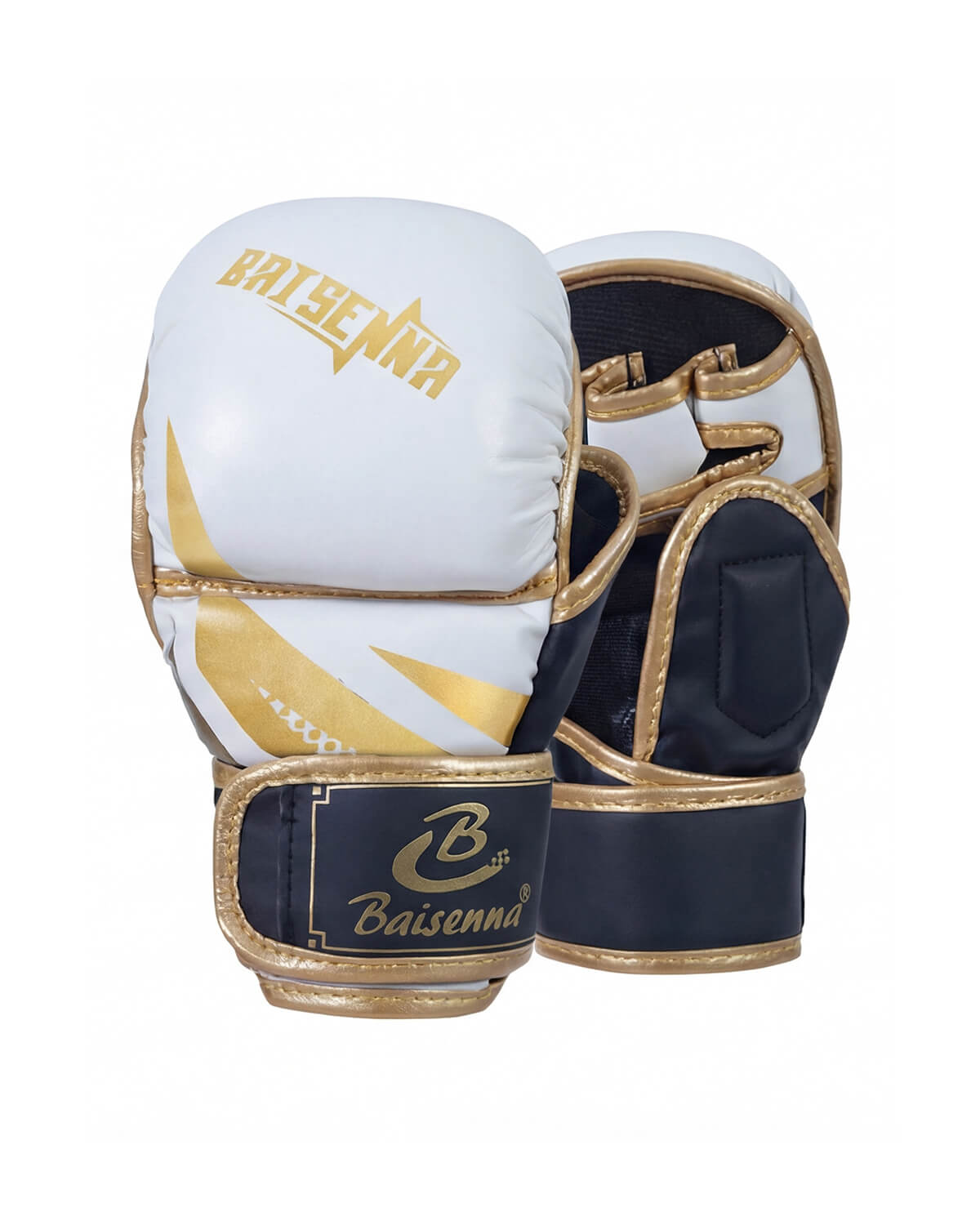 Boxing Training Gloves with Hook-and-Loop Wrist Strap