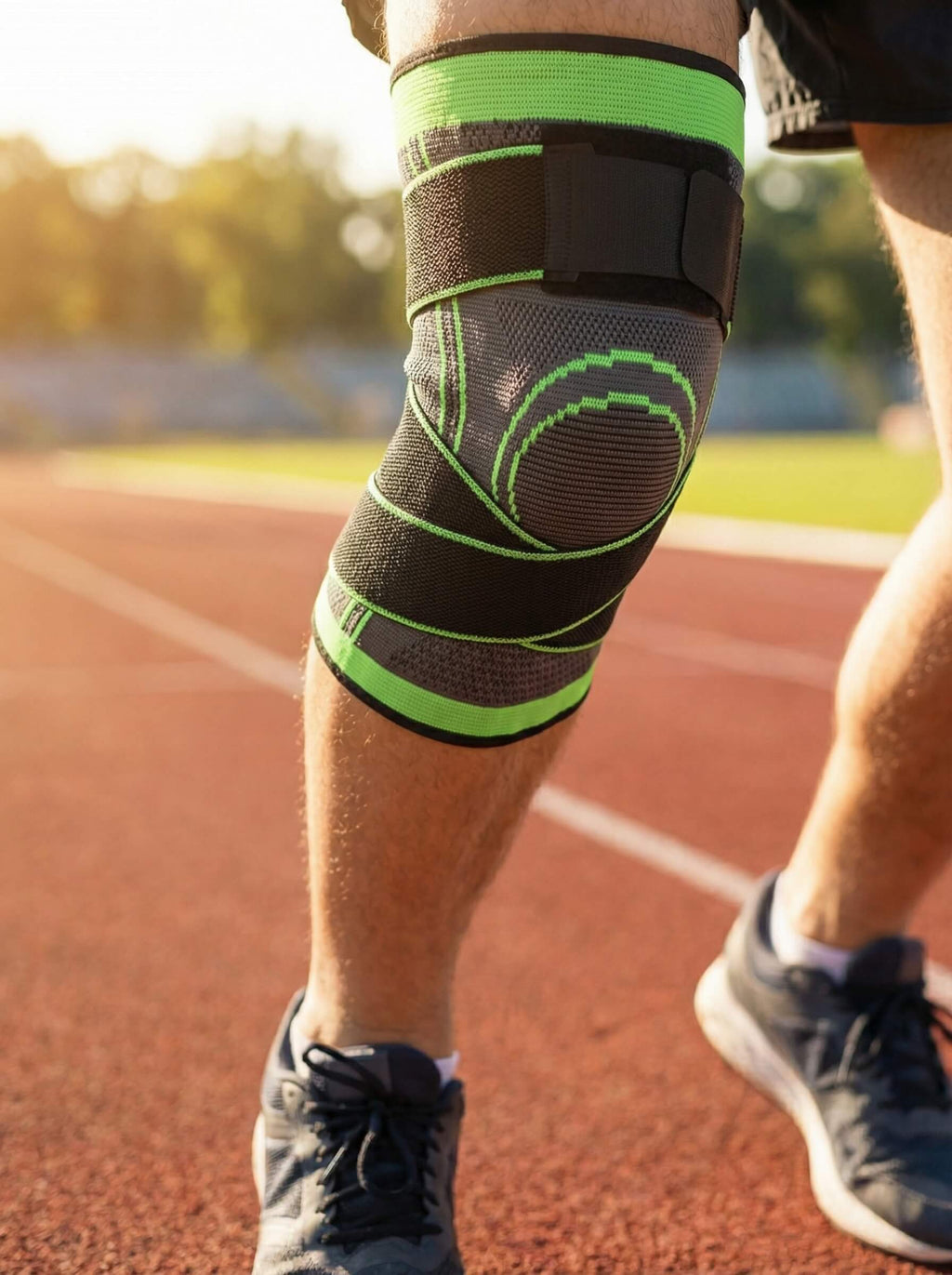 Knee Support Sleeve Brace with Patella Padding