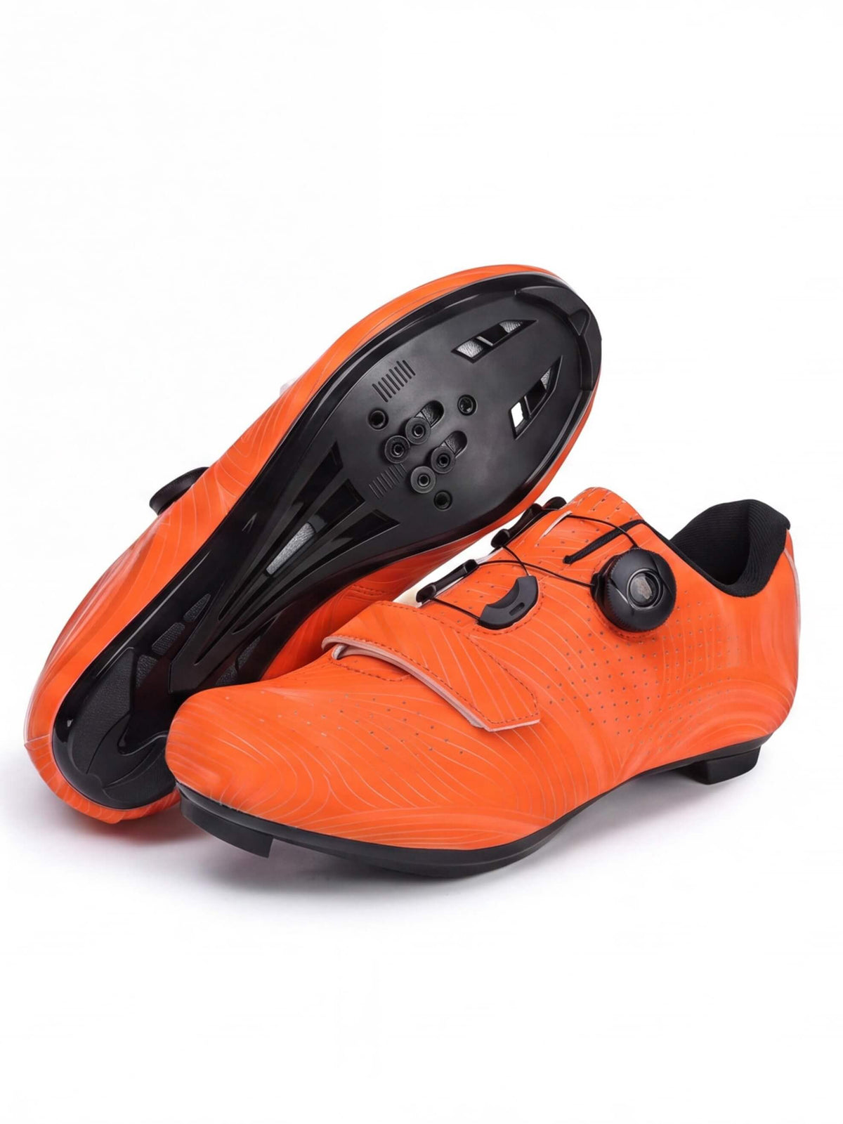 Road Cycling Shoes with Dial and Strap Closure