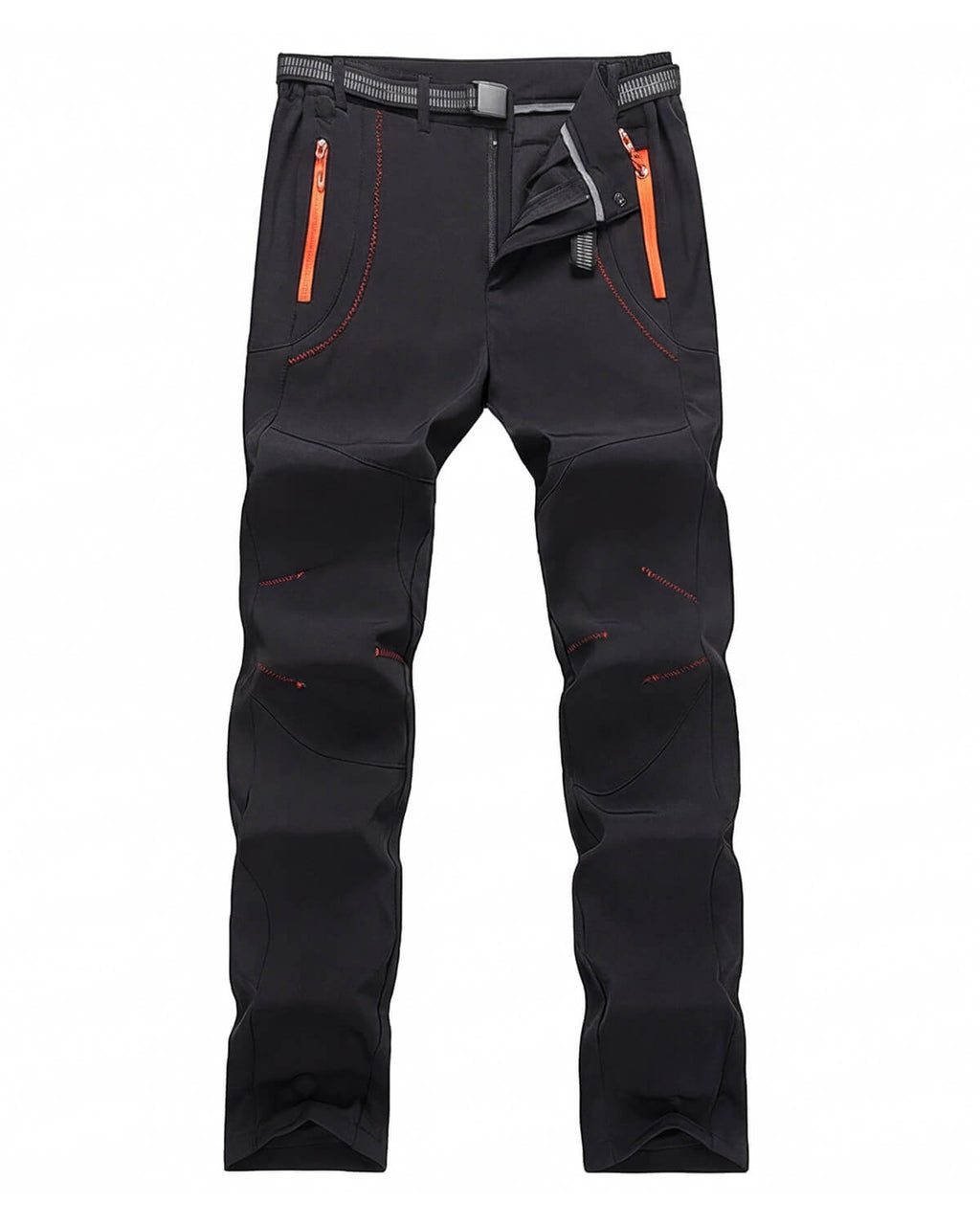 Fleece-Lined Hiking Pants with Zipper Pockets